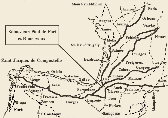 carte des chemins