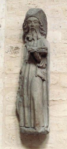 Statue dans l'église Saint Jacques du Haut-Pas