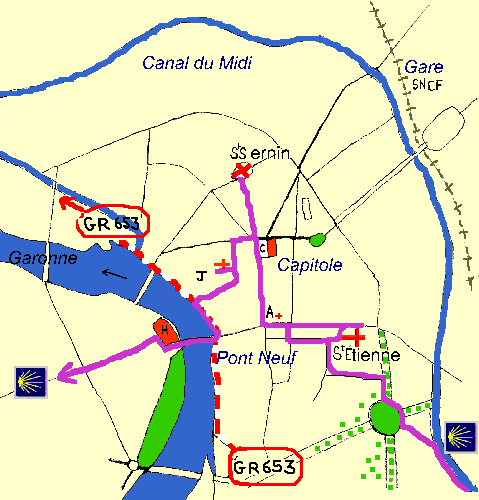 plan Toulouse jacquaire