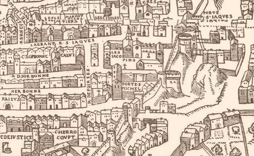 rue Saint-Jacques en 1552