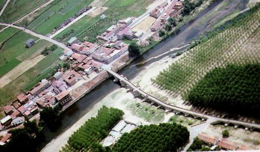 vue aérienne du pont