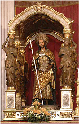 statue de St Jacques de Caltagirone
