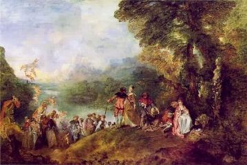 Embarquement pour Cythère, Watteau